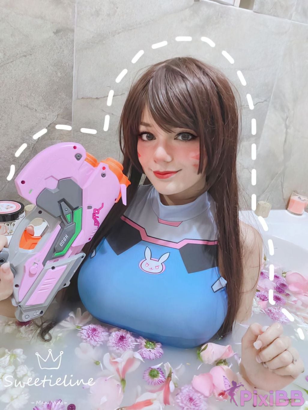 SweetieLine D.Va Swimsuit PixiBB.COM 13