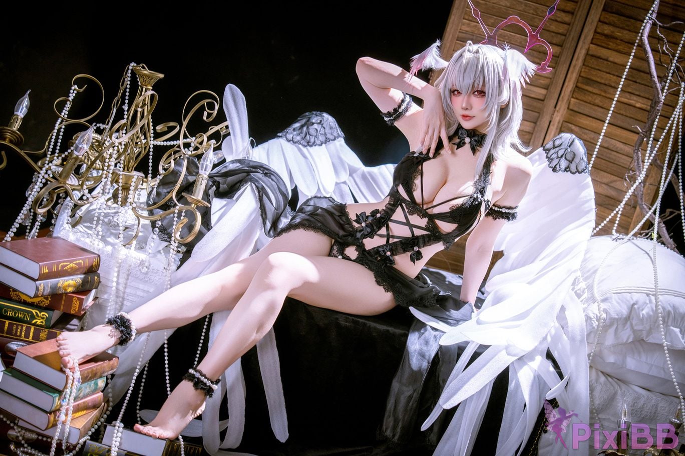 Cosplayer The Slowly Moving Star Hoshilily Azur Lane Dawn Pearl Shinano Mainz Great Phoenix PixiBB.COM 007