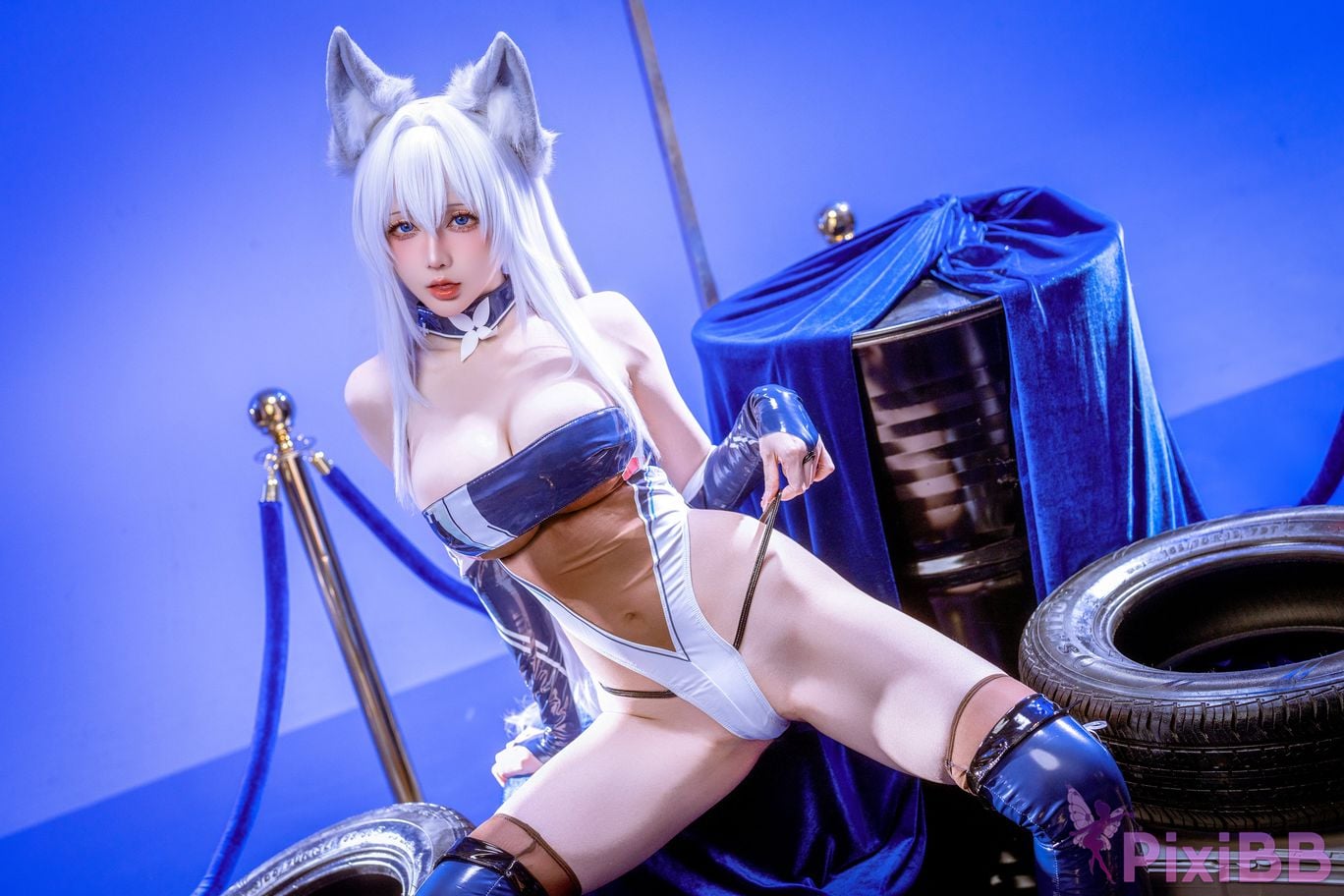 Cosplayer The Slowly Moving Star Hoshilily Azur Lane Dawn Pearl Shinano Mainz Great Phoenix PixiBB.COM 024