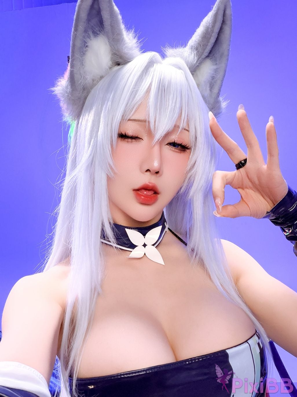 Cosplayer The Slowly Moving Star Hoshilily Azur Lane Dawn Pearl Shinano Mainz Great Phoenix PixiBB.COM 037