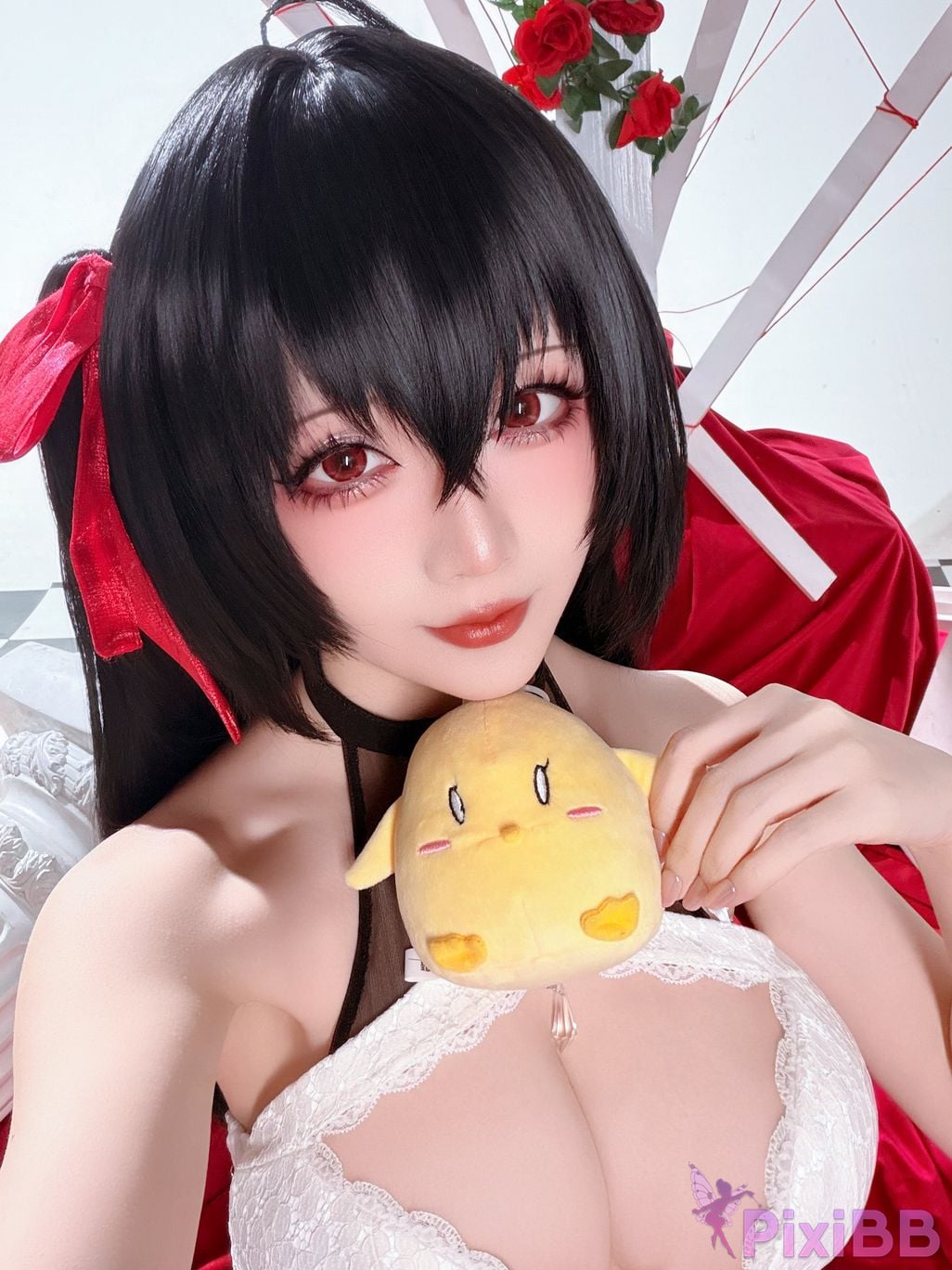 Cosplayer The Slowly Moving Star Hoshilily Azur Lane Dawn Pearl Shinano Mainz Great Phoenix PixiBB.COM 039
