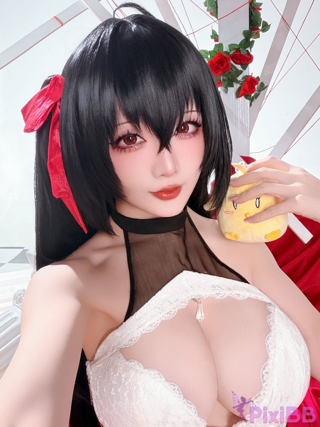 Cosplayer The Slowly Moving Star Hoshilily Azur Lane Dawn Pearl Shinano Mainz Great Phoenix PixiBB.COM 040