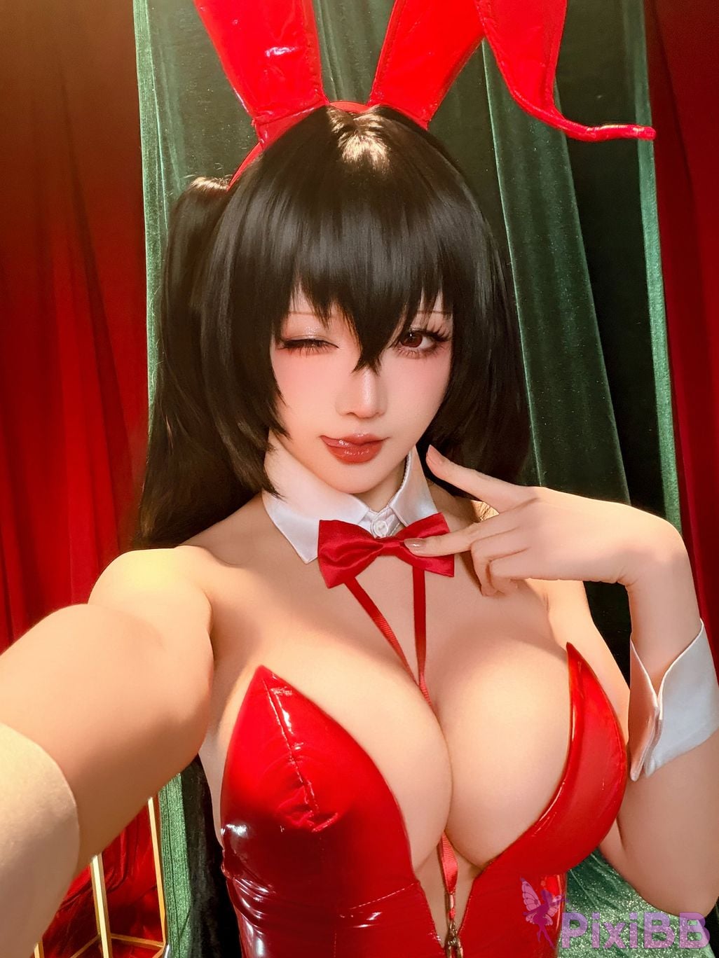 Cosplayer The Slowly Moving Star Hoshilily Azur Lane Dawn Pearl Shinano Mainz Great Phoenix PixiBB.COM 047