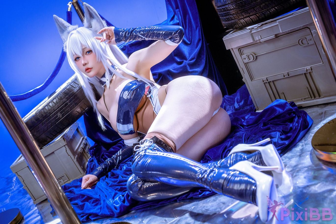Cosplayer The Slowly Moving Star Hoshilily Azur Lane Dawn Pearl Shinano Mainz Great Phoenix PixiBB.COM 076