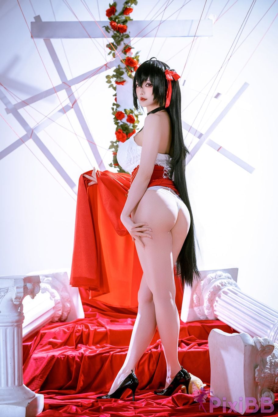 Cosplayer The Slowly Moving Star Hoshilily Azur Lane Dawn Pearl Shinano Mainz Great Phoenix PixiBB.COM 093