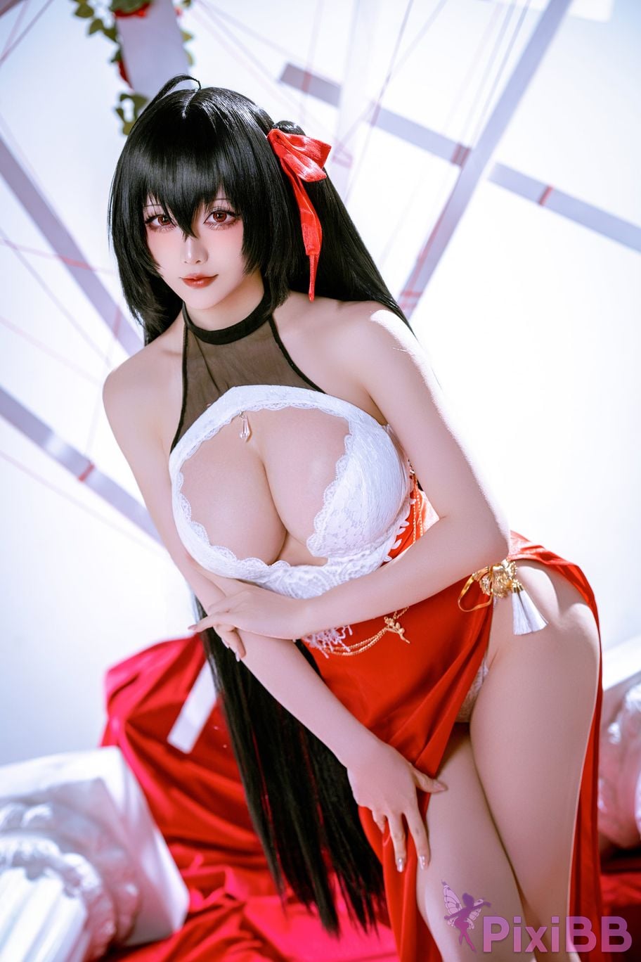 Cosplayer The Slowly Moving Star Hoshilily Azur Lane Dawn Pearl Shinano Mainz Great Phoenix PixiBB.COM 094