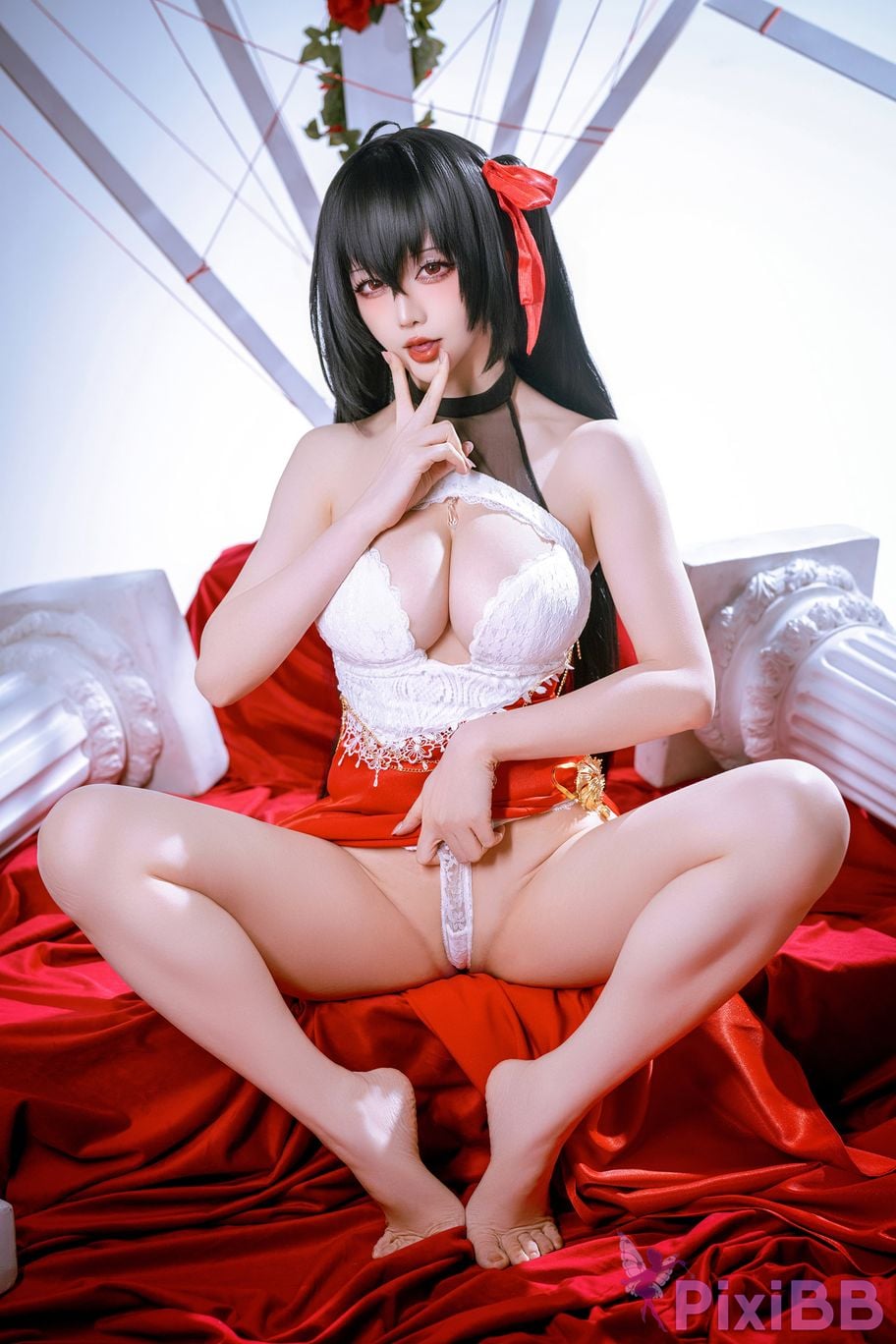 Cosplayer The Slowly Moving Star Hoshilily Azur Lane Dawn Pearl Shinano Mainz Great Phoenix PixiBB.COM 105