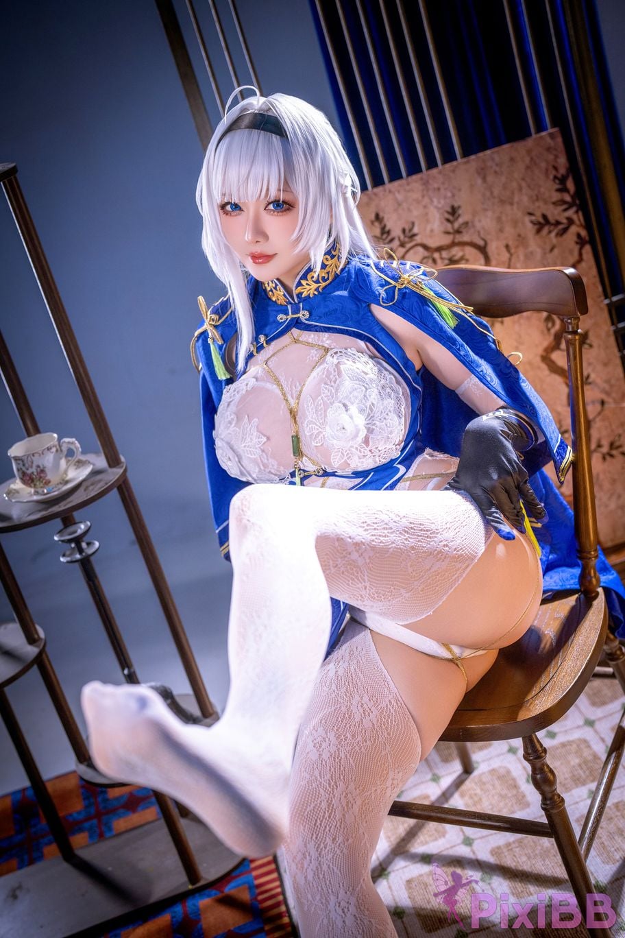 Cosplayer The Slowly Moving Star Hoshilily Azur Lane Dawn Pearl Shinano Mainz Great Phoenix PixiBB.COM 140
