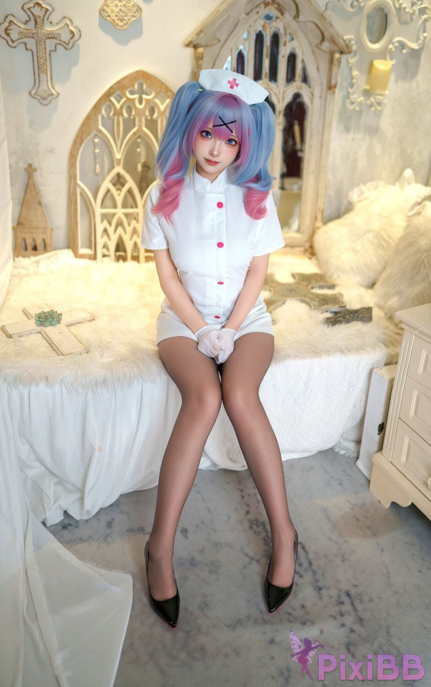 Cosplayer Bangni Bonnie Rabbit Hole Nurse PixiBB.COM 002