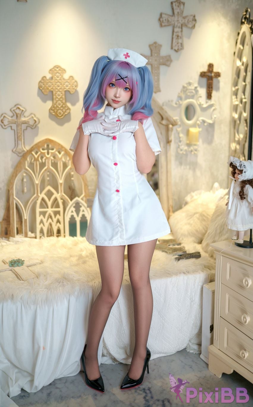 Cosplayer Bangni Bonnie Rabbit Hole Nurse PixiBB.COM 003
