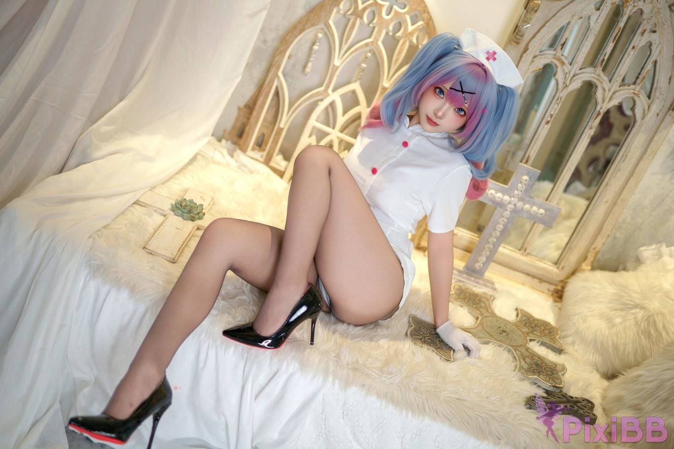 Cosplayer Bangni Bonnie Rabbit Hole Nurse PixiBB.COM 031