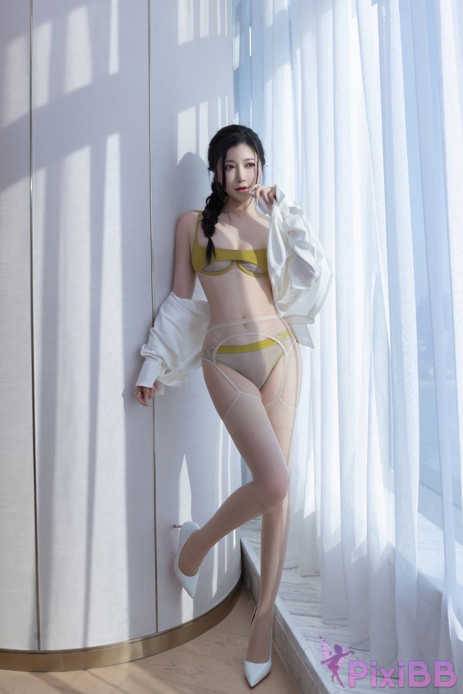In app purchase without watermark Caviar Fish Xiuren website model Pure desire yellow stockings PixiBB.COM 018