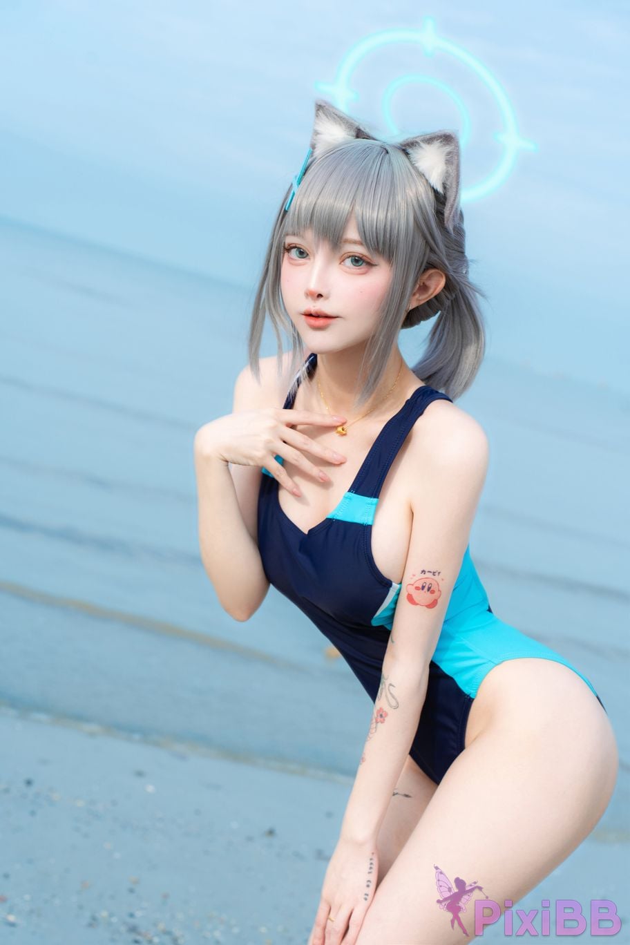 Cosplayer Le Josette Shiroko Beach PixiBB.COM 010
