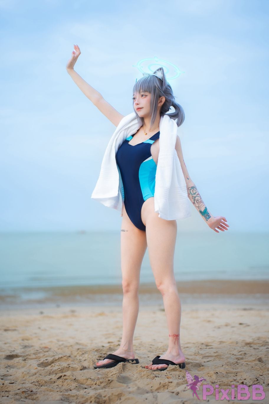 Cosplayer Le Josette Shiroko Beach PixiBB.COM 019
