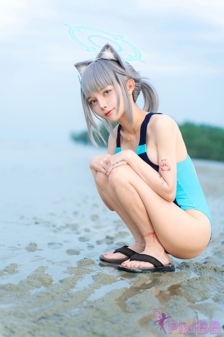 Cosplayer Le Josette Shiroko Beach PixiBB.COM 024