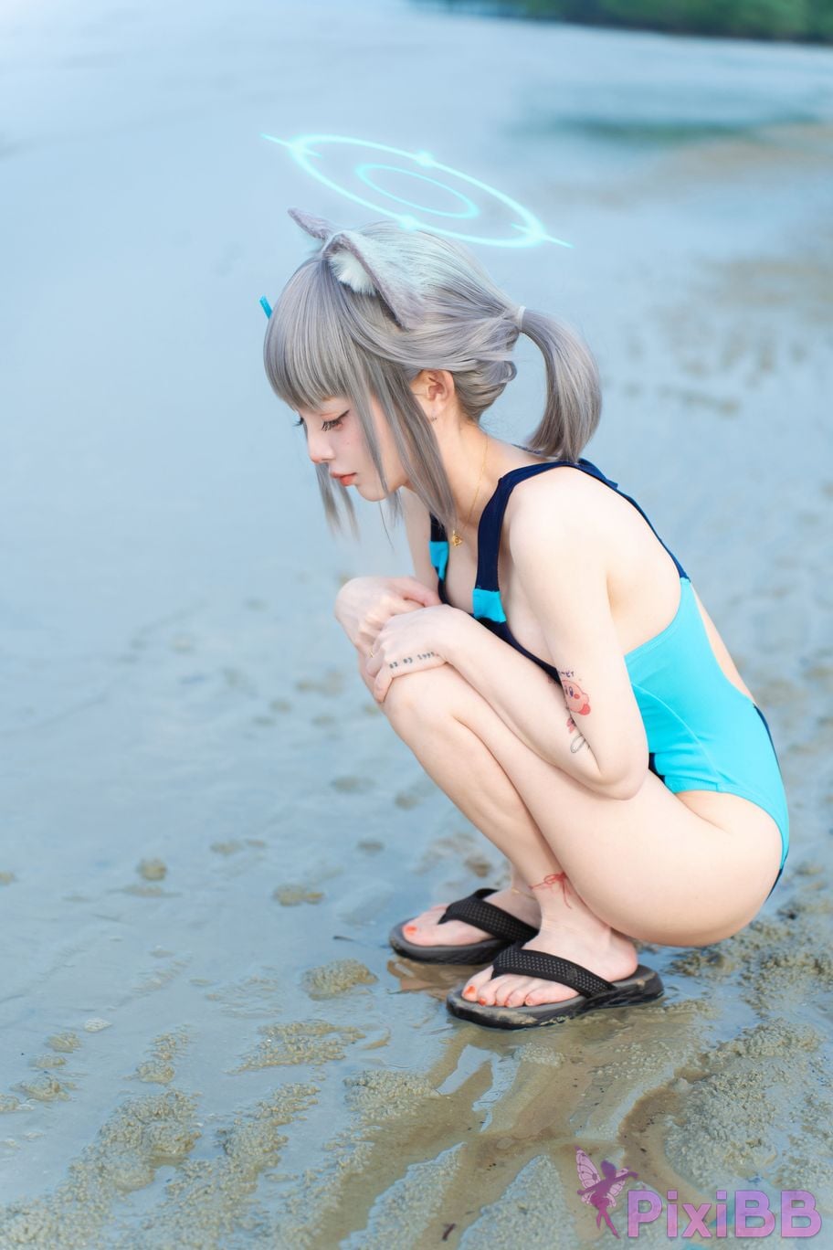 Cosplayer Le Josette Shiroko Beach PixiBB.COM 025