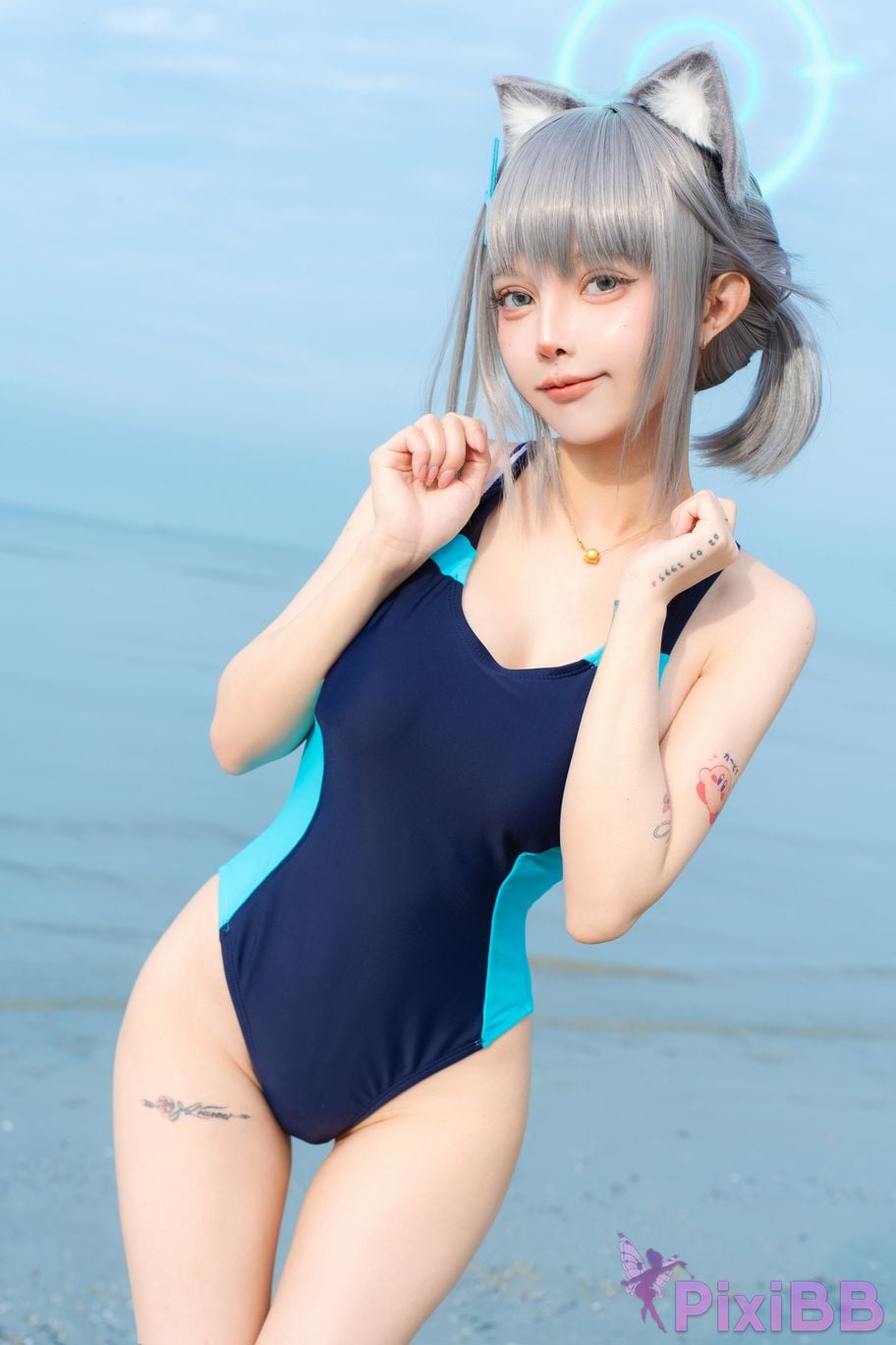 Cosplayer Le Josette Shiroko Beach PixiBB.COM 030