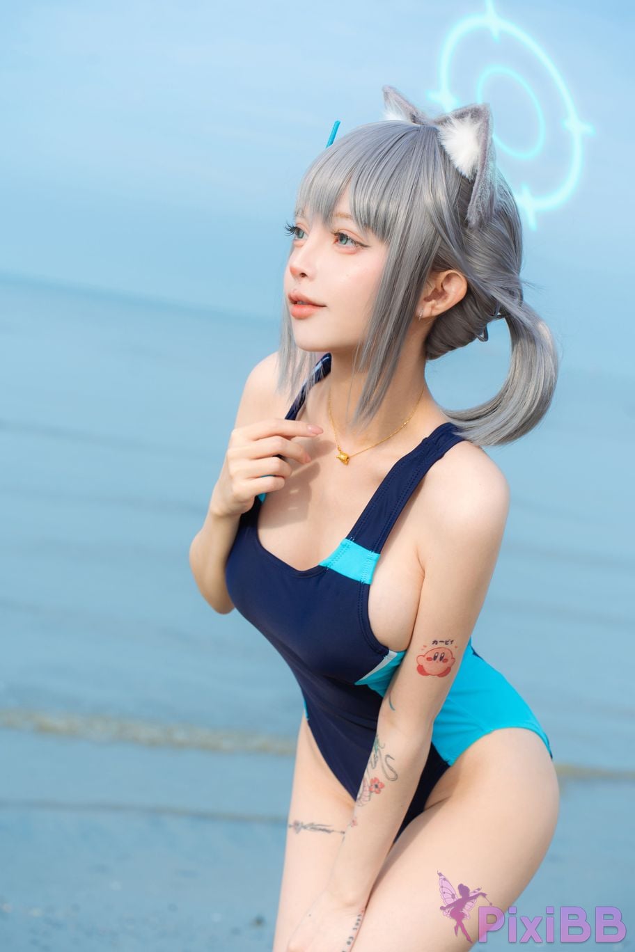 Cosplayer Le Josette Shiroko Beach PixiBB.COM 031