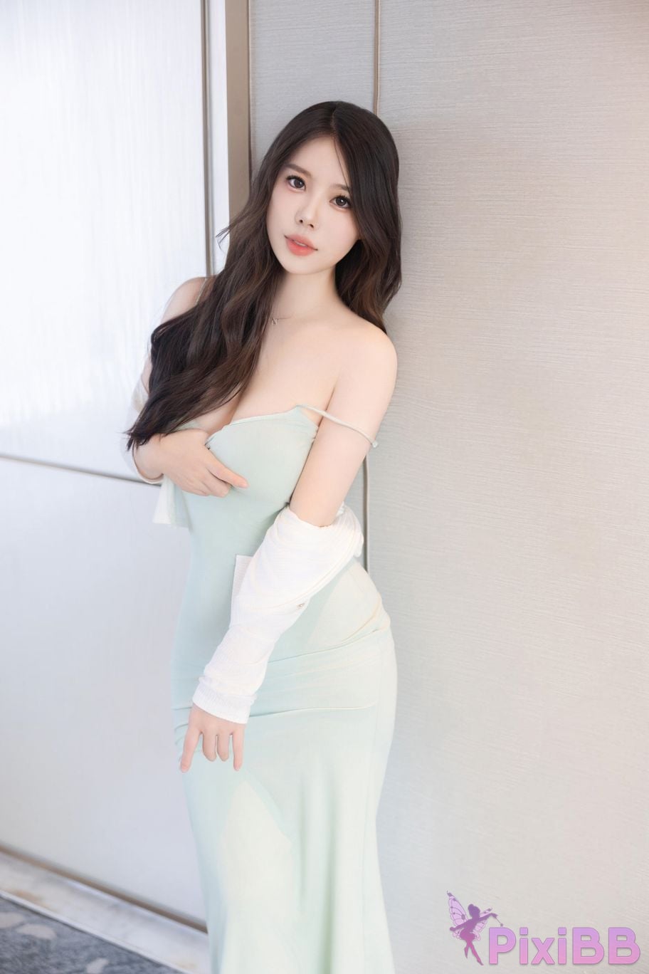 XR Uncensored Bai Ruxue Abby R18 XIUREN Model green PixiBB.COM 084