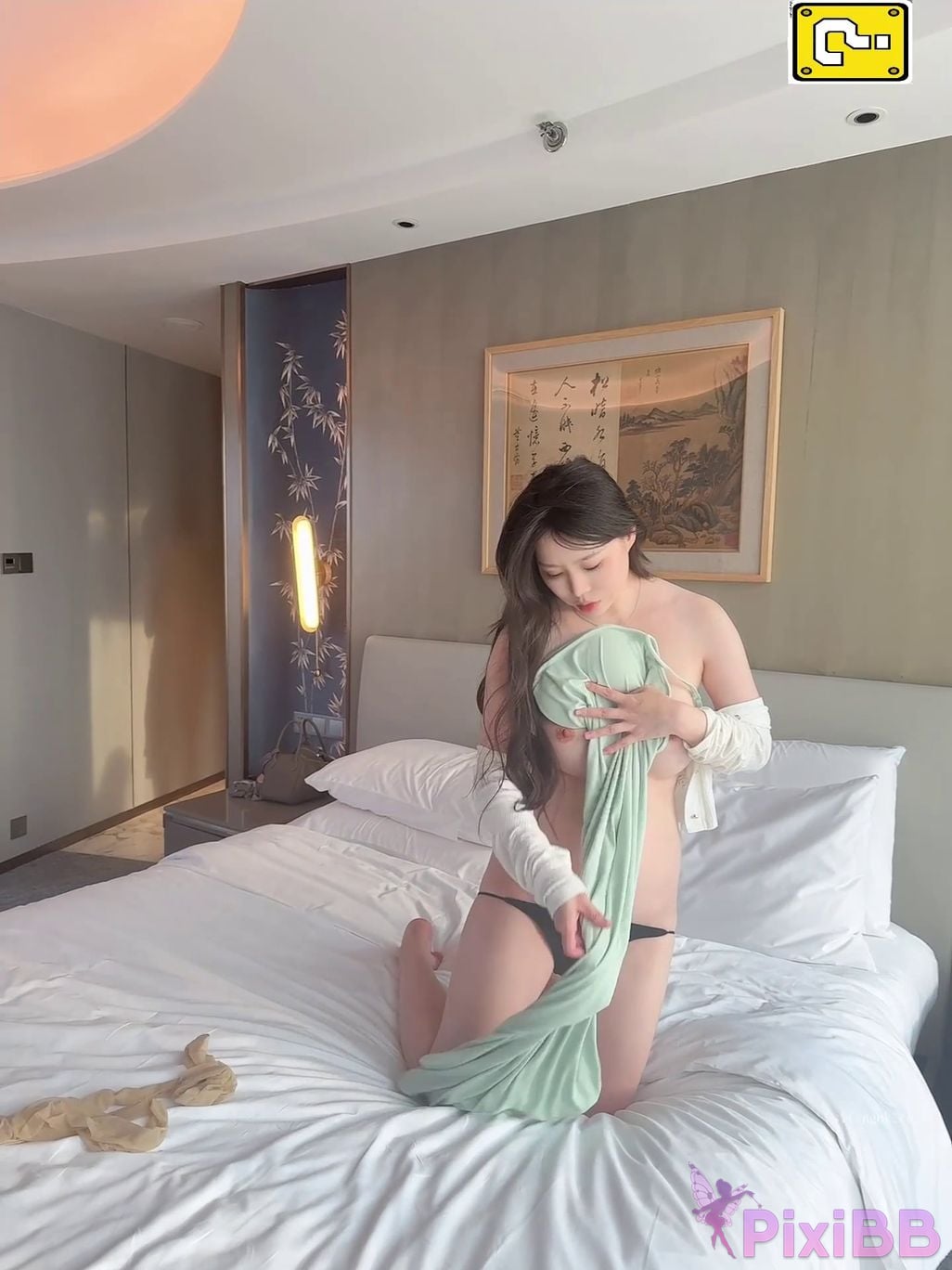 XR Uncensored Bai Ruxue Abby R18 XIUREN Model green PixiBB.COM 092