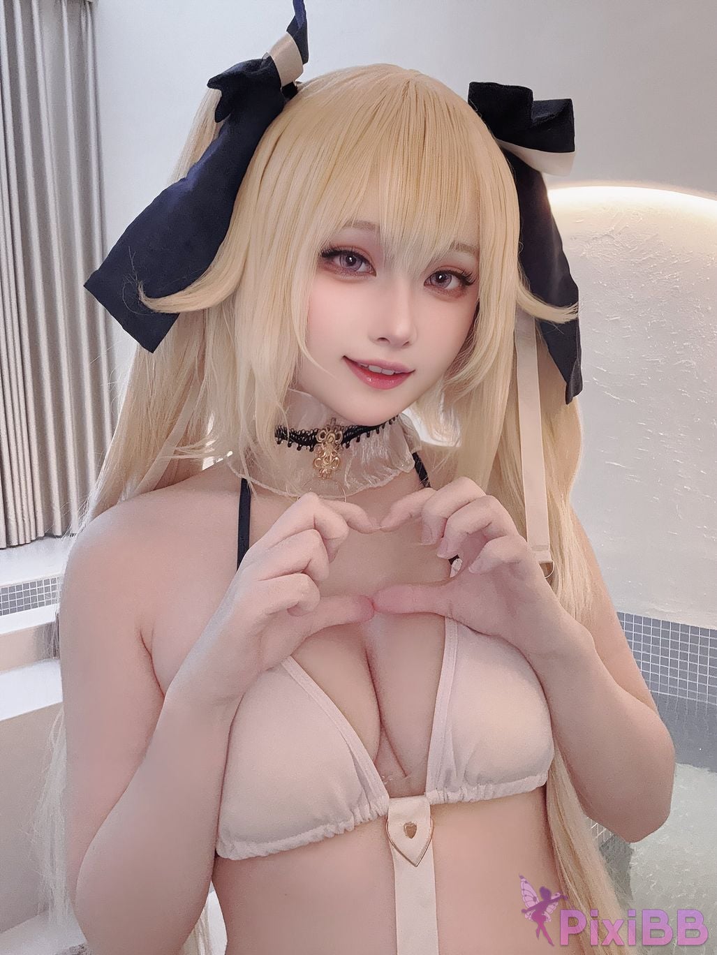 Cosplayer Island fish azur lane anchorage swimsuit skin PixiBB.COM 032.JPG