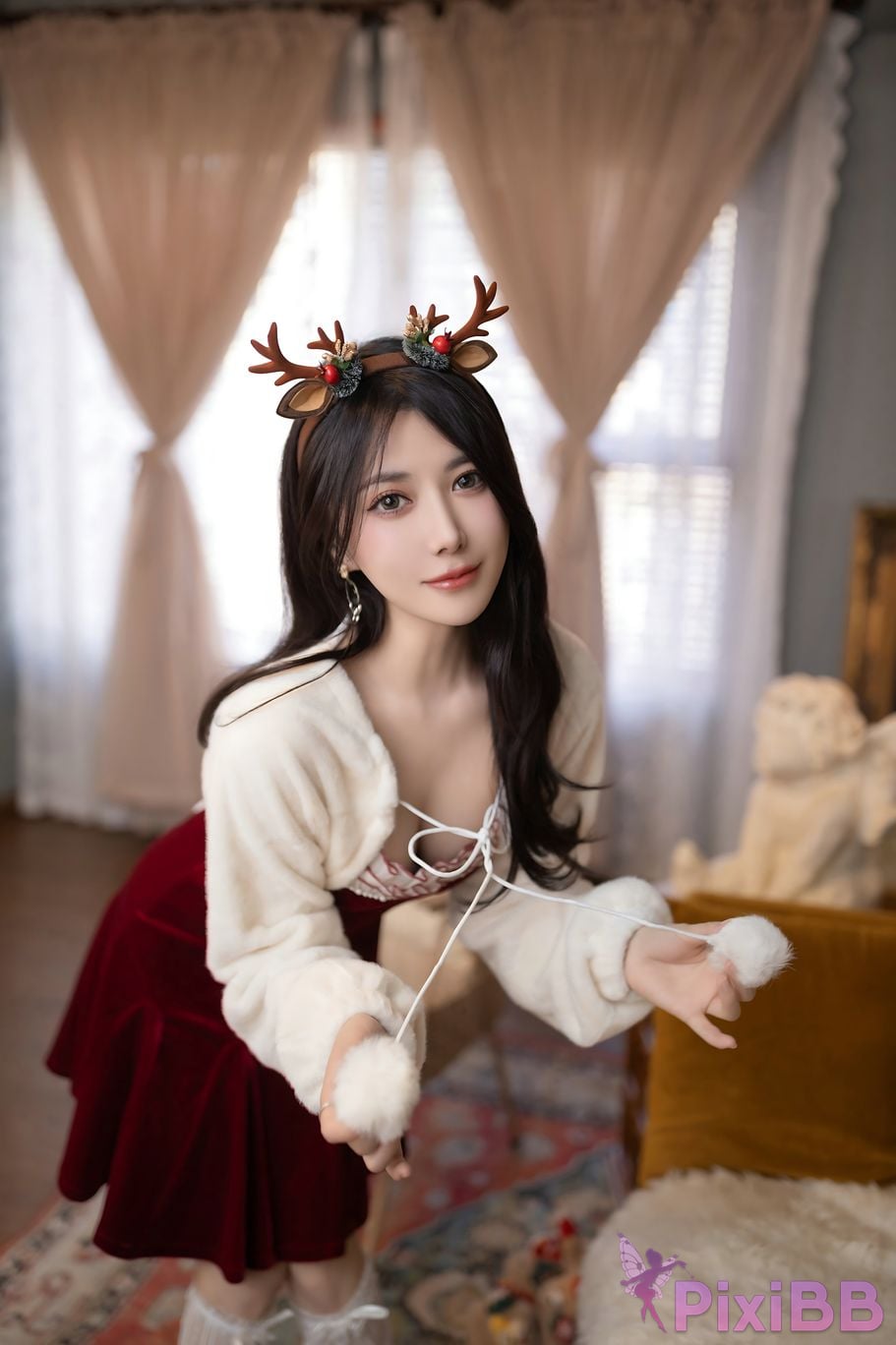 No watermark for in app purchases caviar Fish XIUREN Model Merry Christmas PixiBB.COM 007