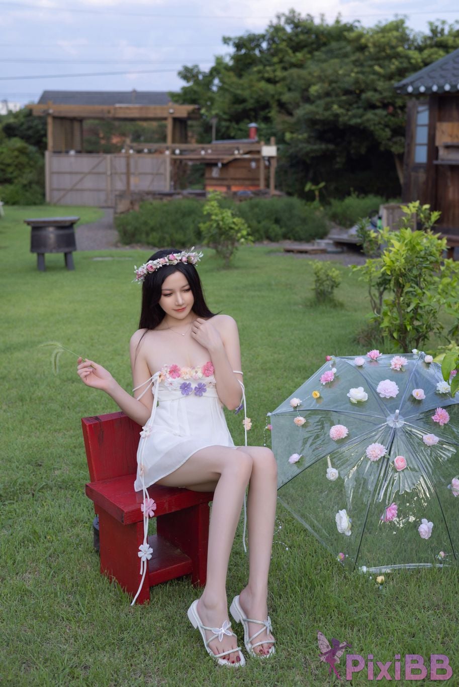 No watermark for in app purchases caviar Fish XIUREN Model flower umbrella PixiBB.COM 082