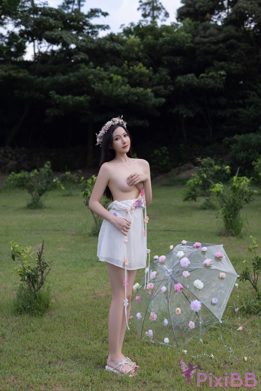 No watermark for in app purchases caviar Fish XIUREN Model flower umbrella PixiBB.COM 101