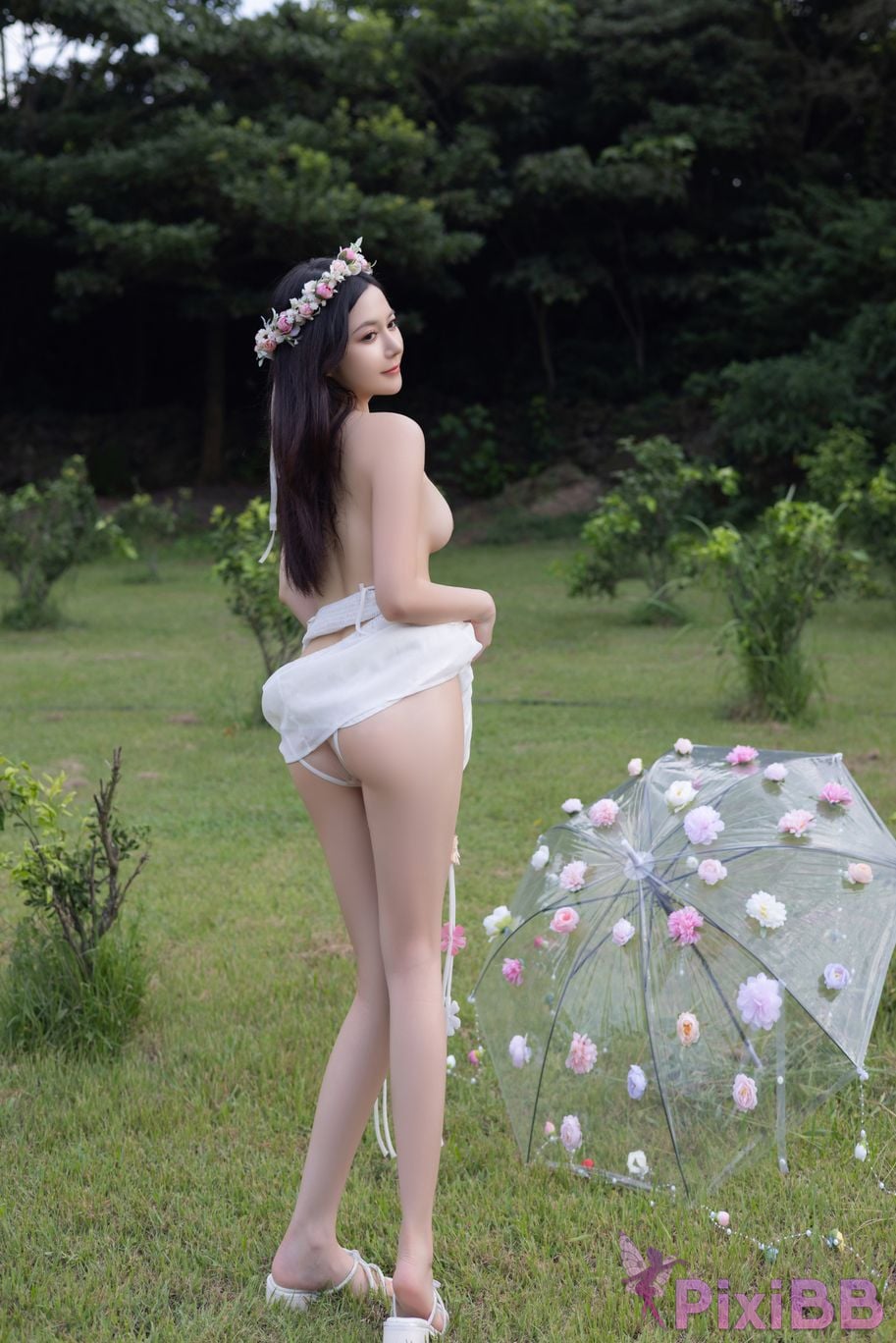No watermark for in app purchases caviar Fish XIUREN Model flower umbrella PixiBB.COM 107