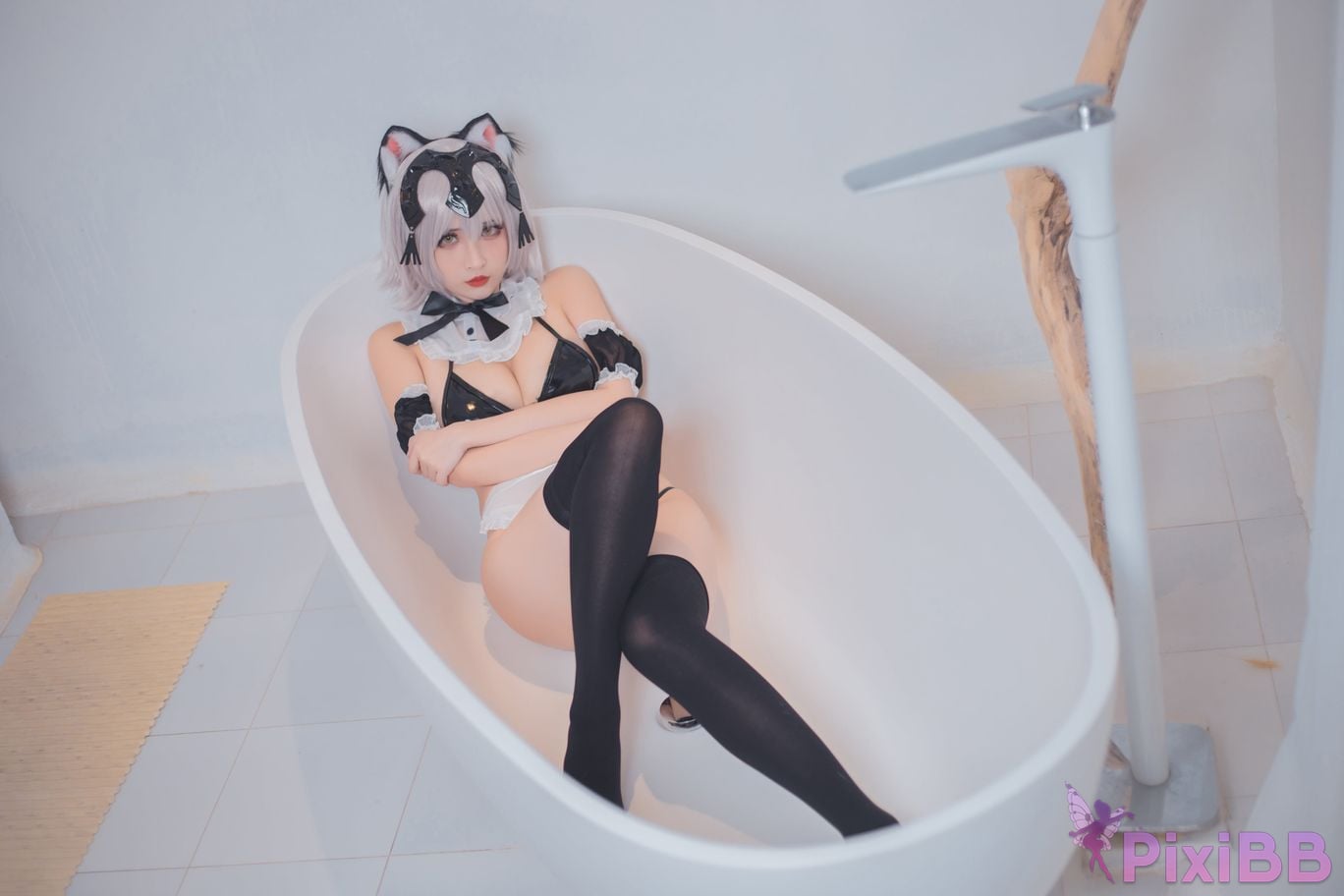Cosplayer rioko Liangliangzi FGO Black Joan of Arc PixiBB.COM 004