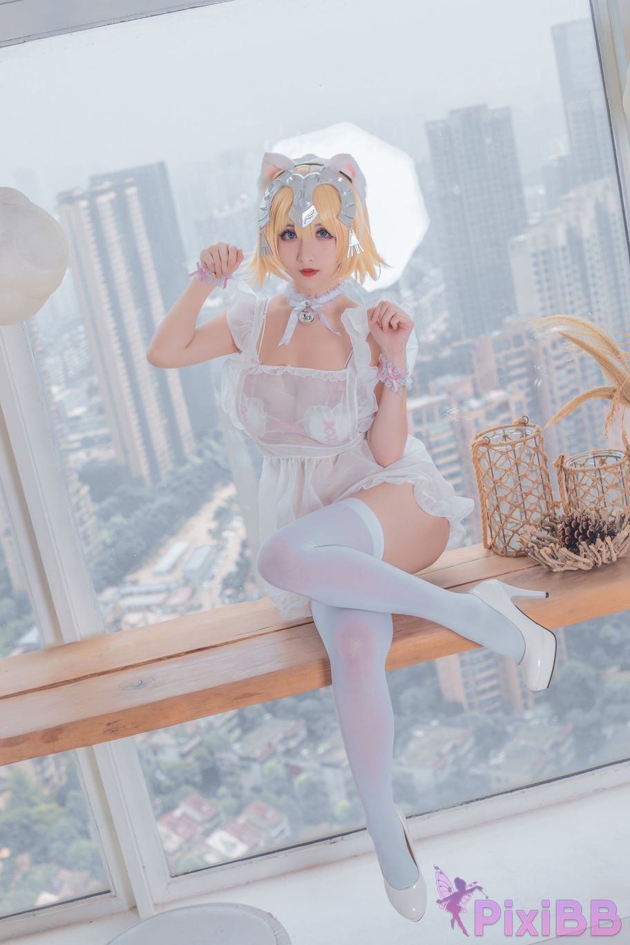 Cosplayer rioko Liangliangzi FGO Black Joan of Arc PixiBB.COM 031