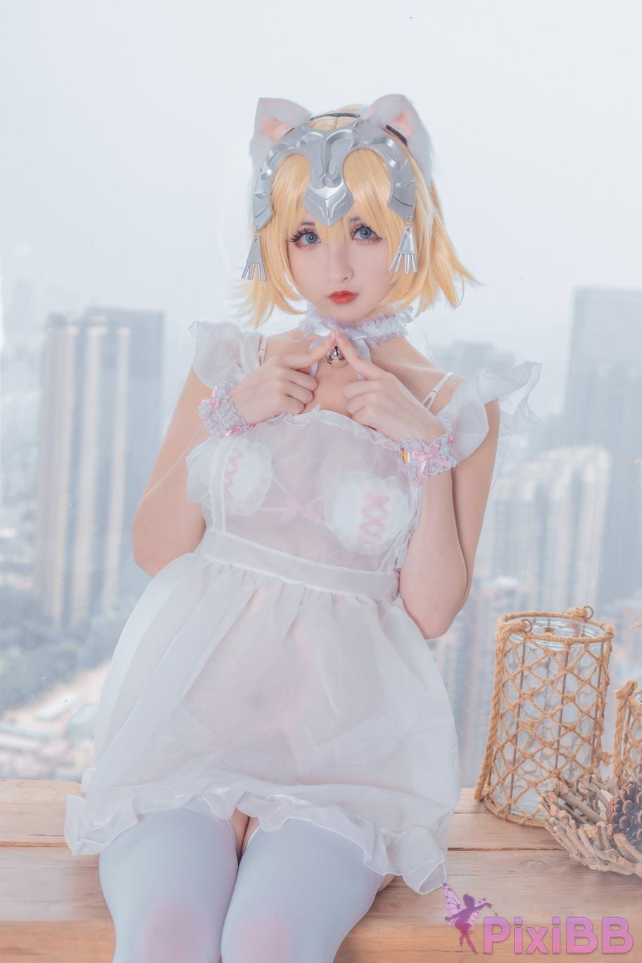 Cosplayer rioko Liangliangzi FGO Black Joan of Arc PixiBB.COM 032