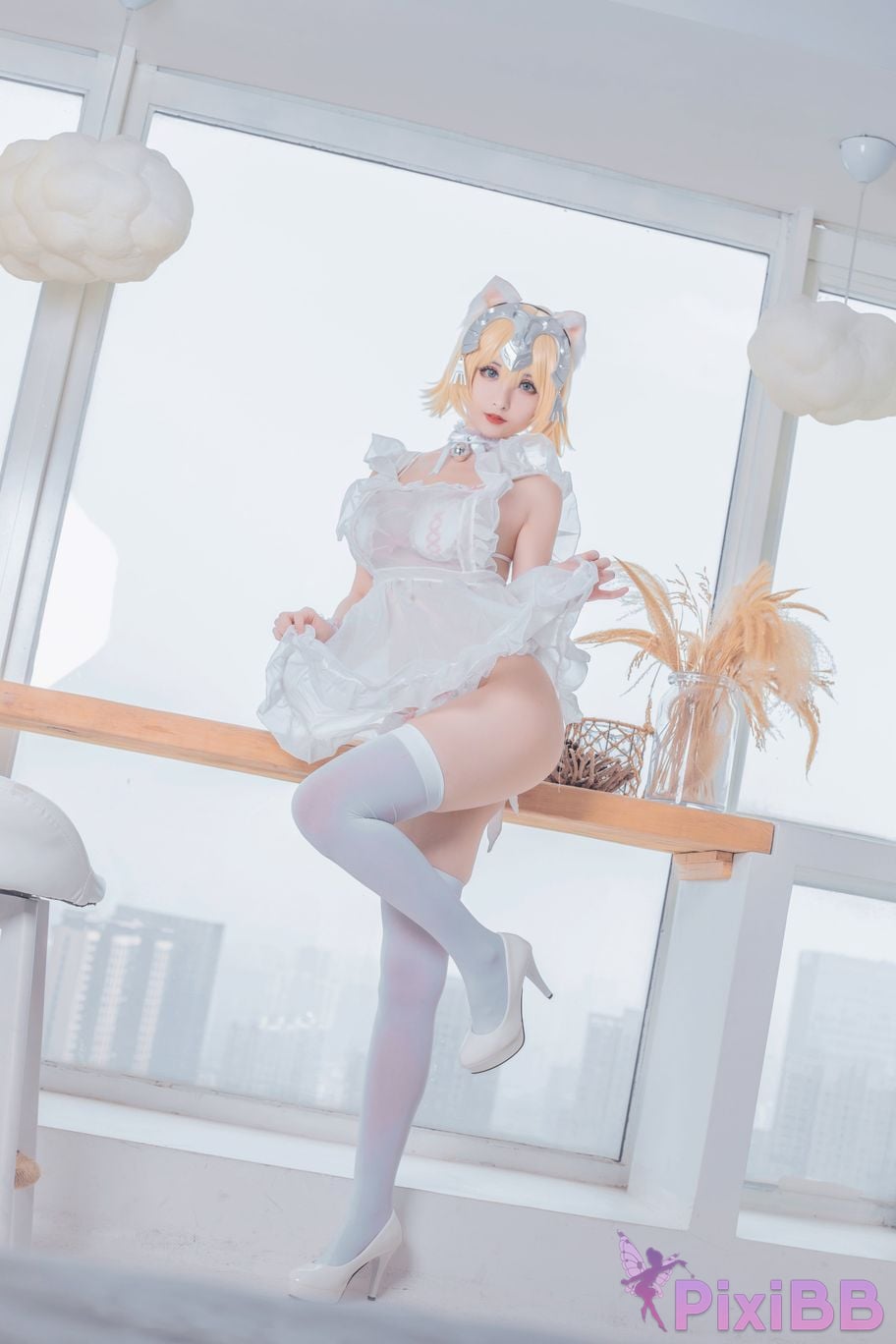 Cosplayer rioko Liangliangzi FGO Black Joan of Arc PixiBB.COM 033
