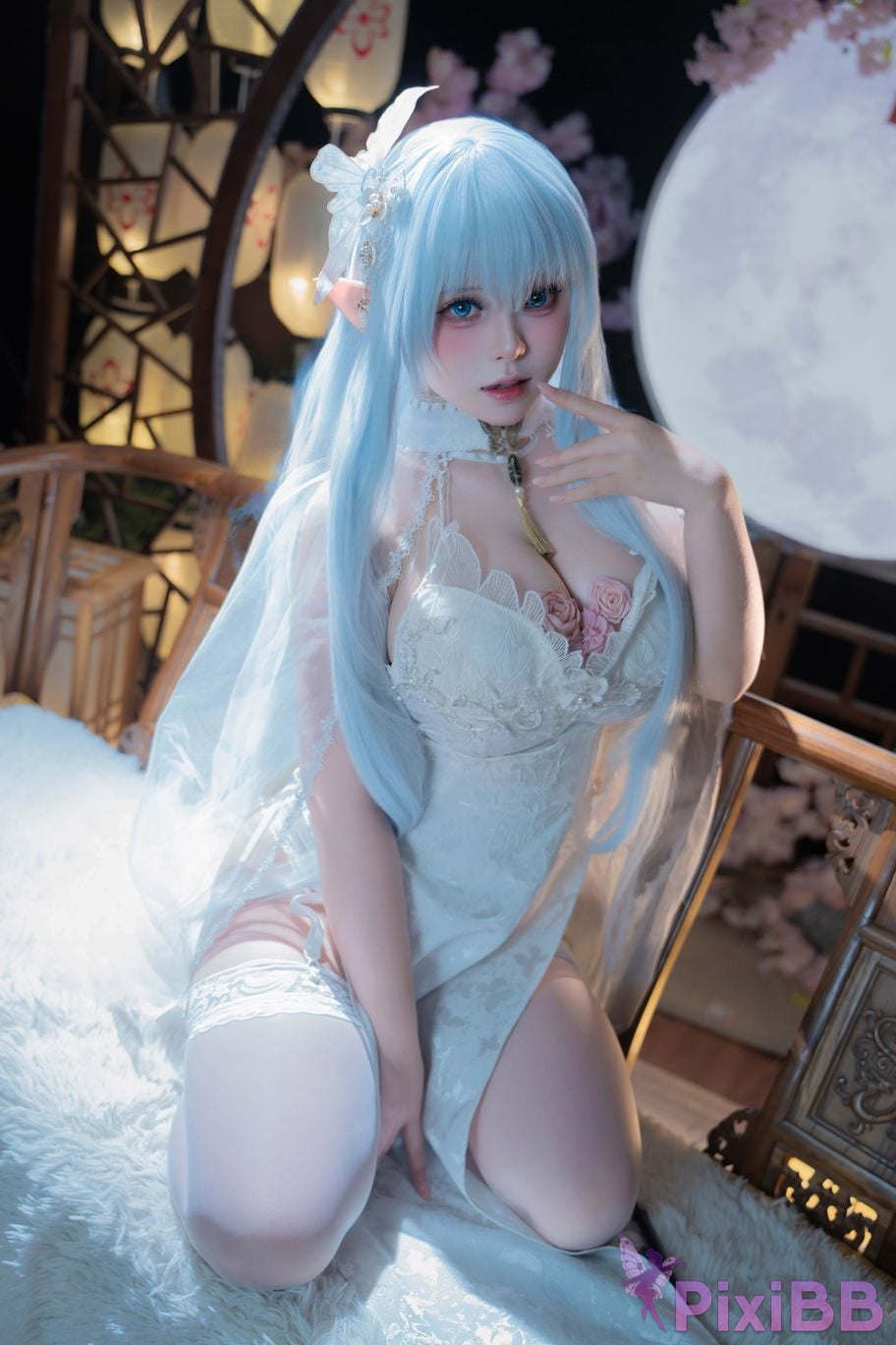 Cosplayer qin kuai azur lane Albion PixiBB.COM 001