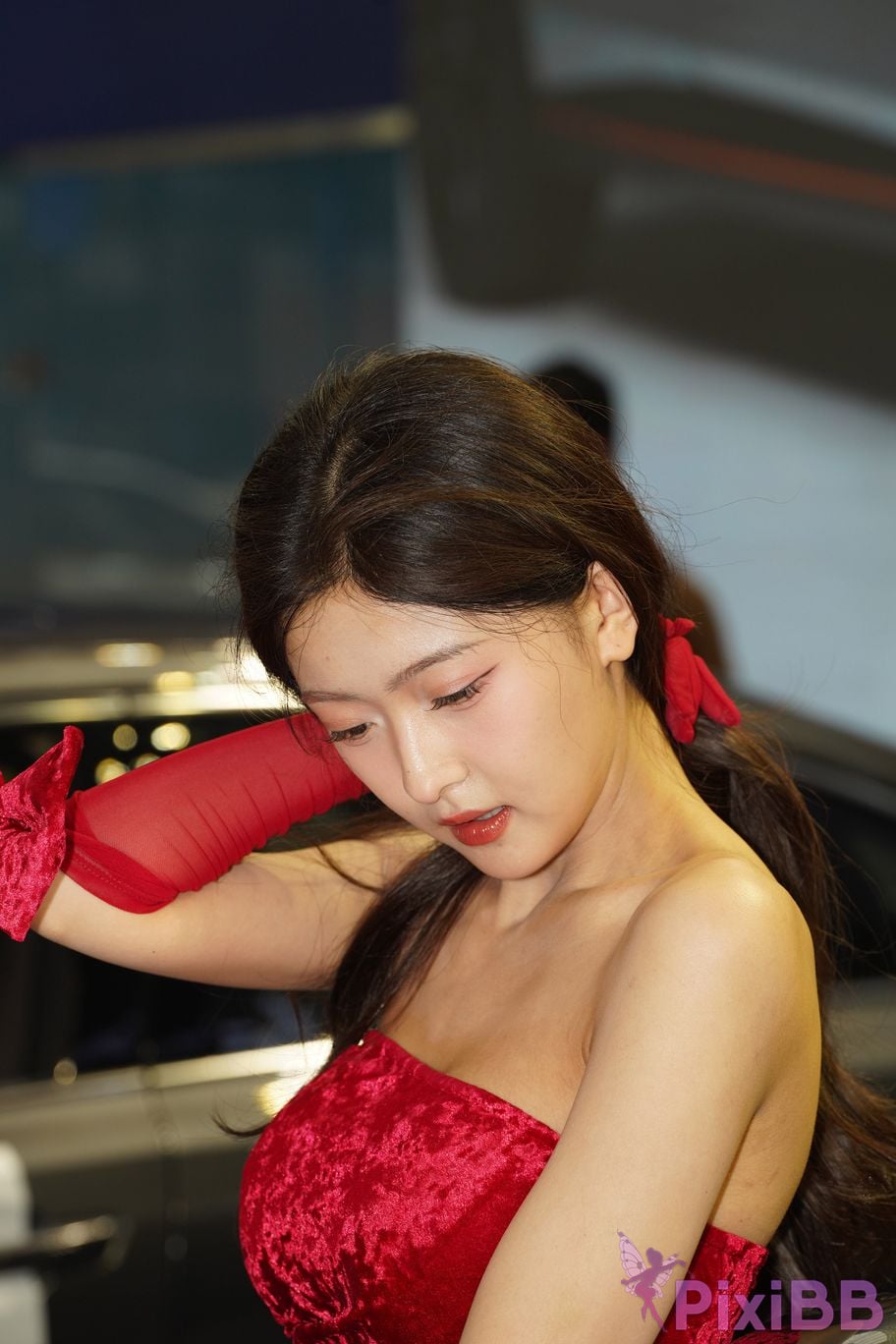 Featured Street Photography Works No.5957 Ren Mianmian in a bright red dress PixiBB.COM 063