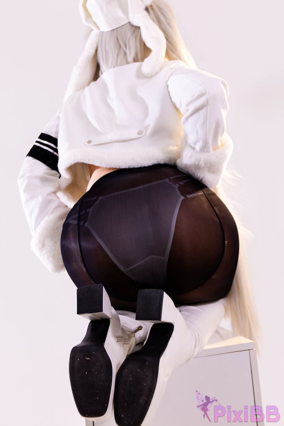 Cosplayer Surabaya has a pointed head NIKKE Blanche lucky express PixiBB.COM 024