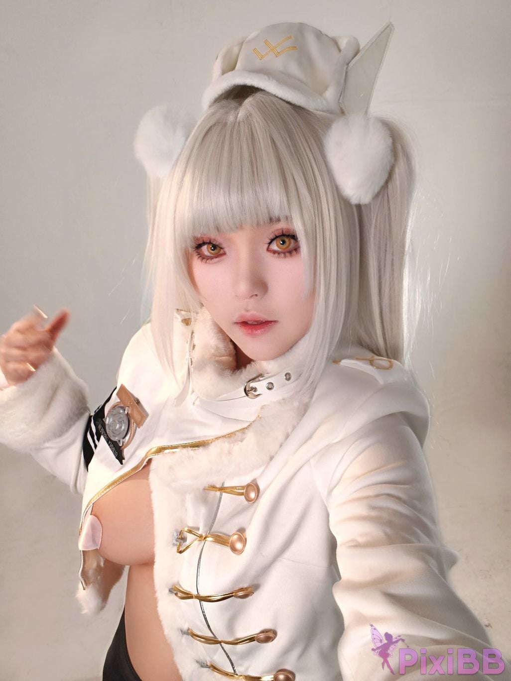 Cosplayer Surabaya has a pointed head NIKKE Blanche lucky express PixiBB.COM 025