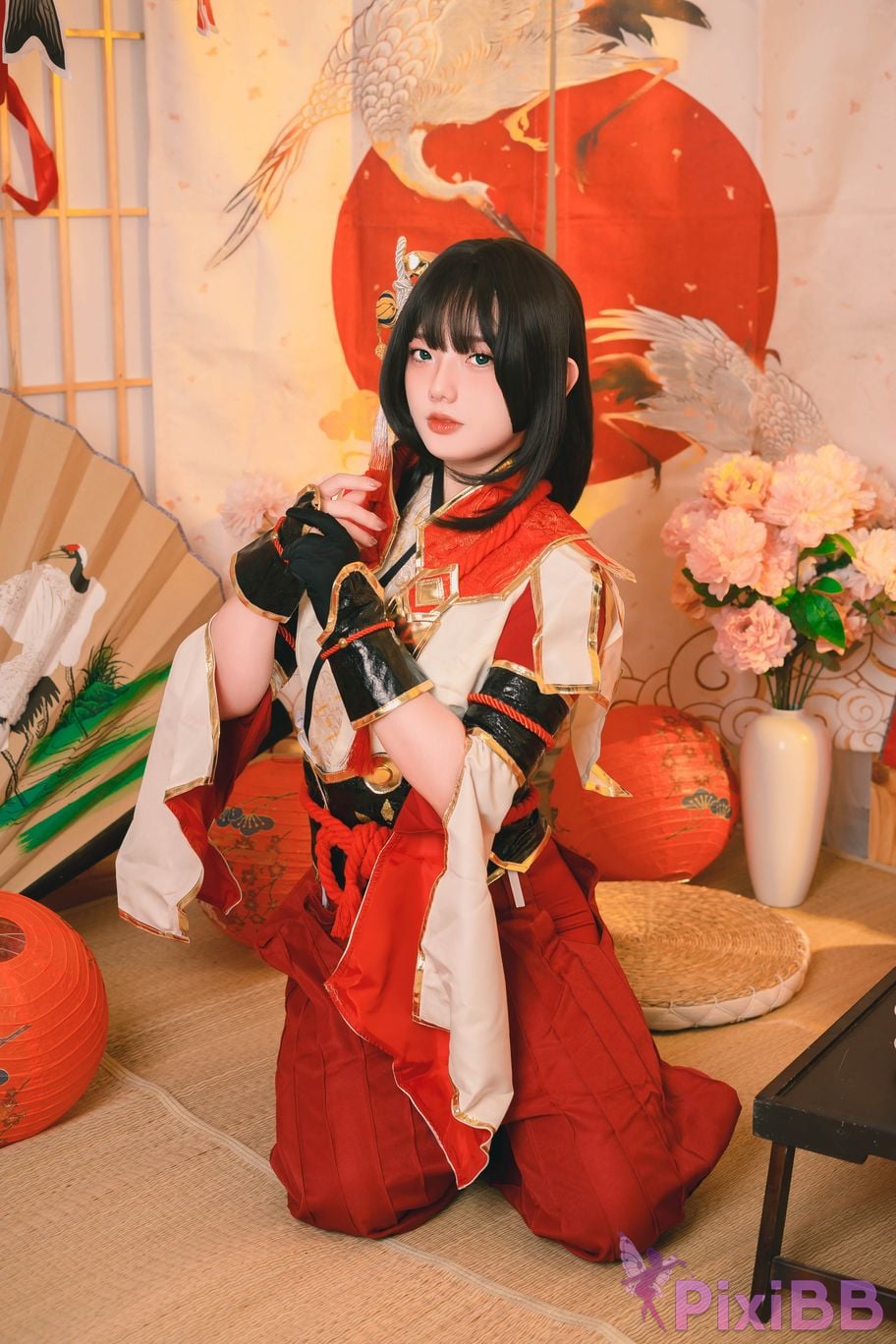 Cosplayer Messie Huang monster hunter fire bud PixiBB.COM 001