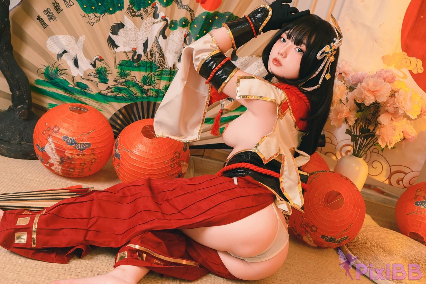 Cosplayer Messie Huang monster hunter fire bud PixiBB.COM 027