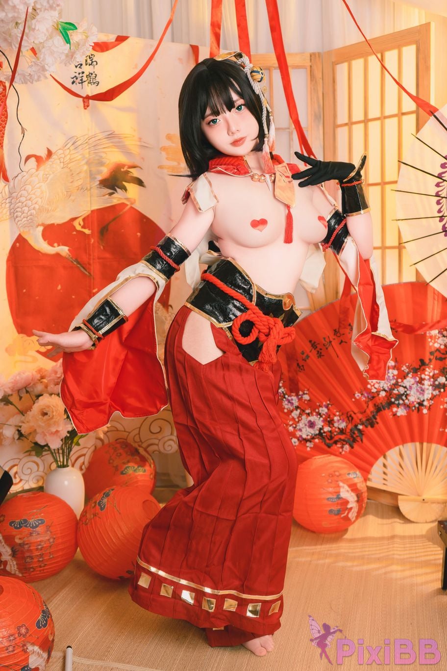 Cosplayer Messie Huang monster hunter fire bud PixiBB.COM 038