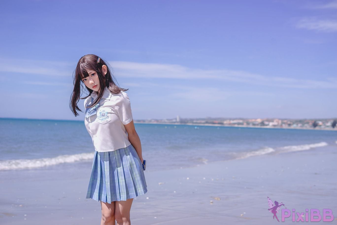 Cosplayer Messie Huang Seifuku PixiBB.COM 002