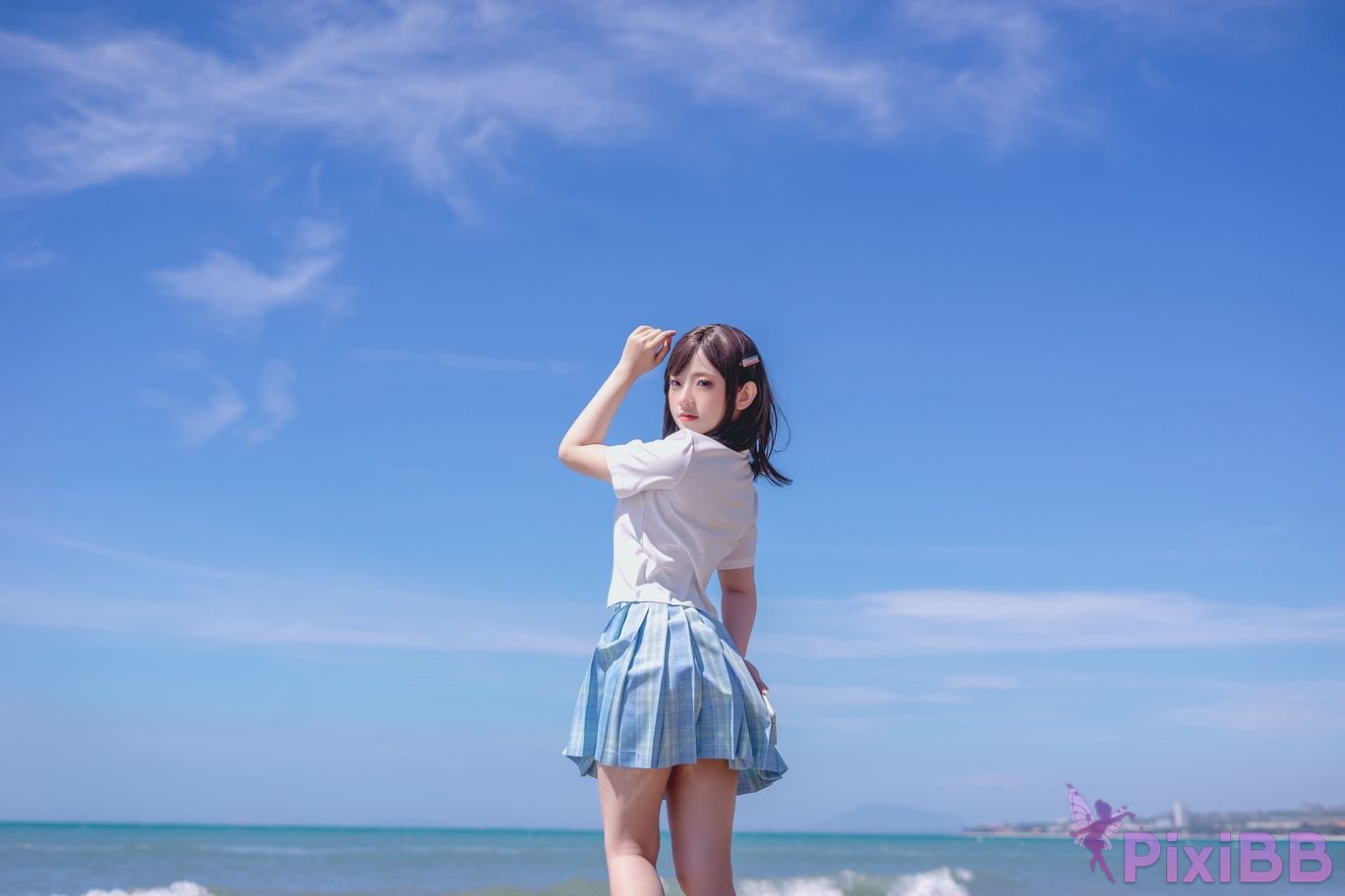 Cosplayer Messie Huang Seifuku PixiBB.COM 006
