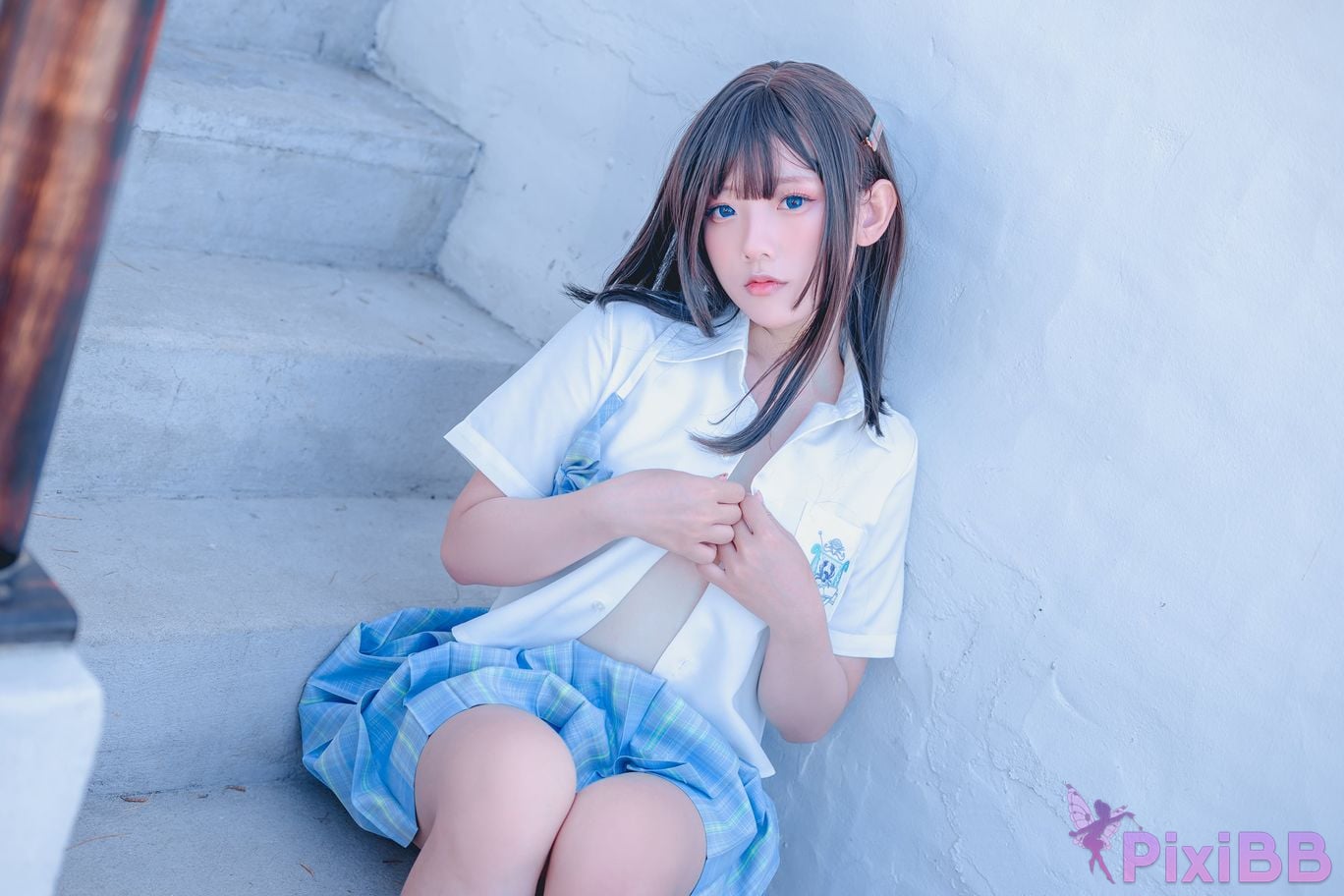 Cosplayer Messie Huang Seifuku PixiBB.COM 016