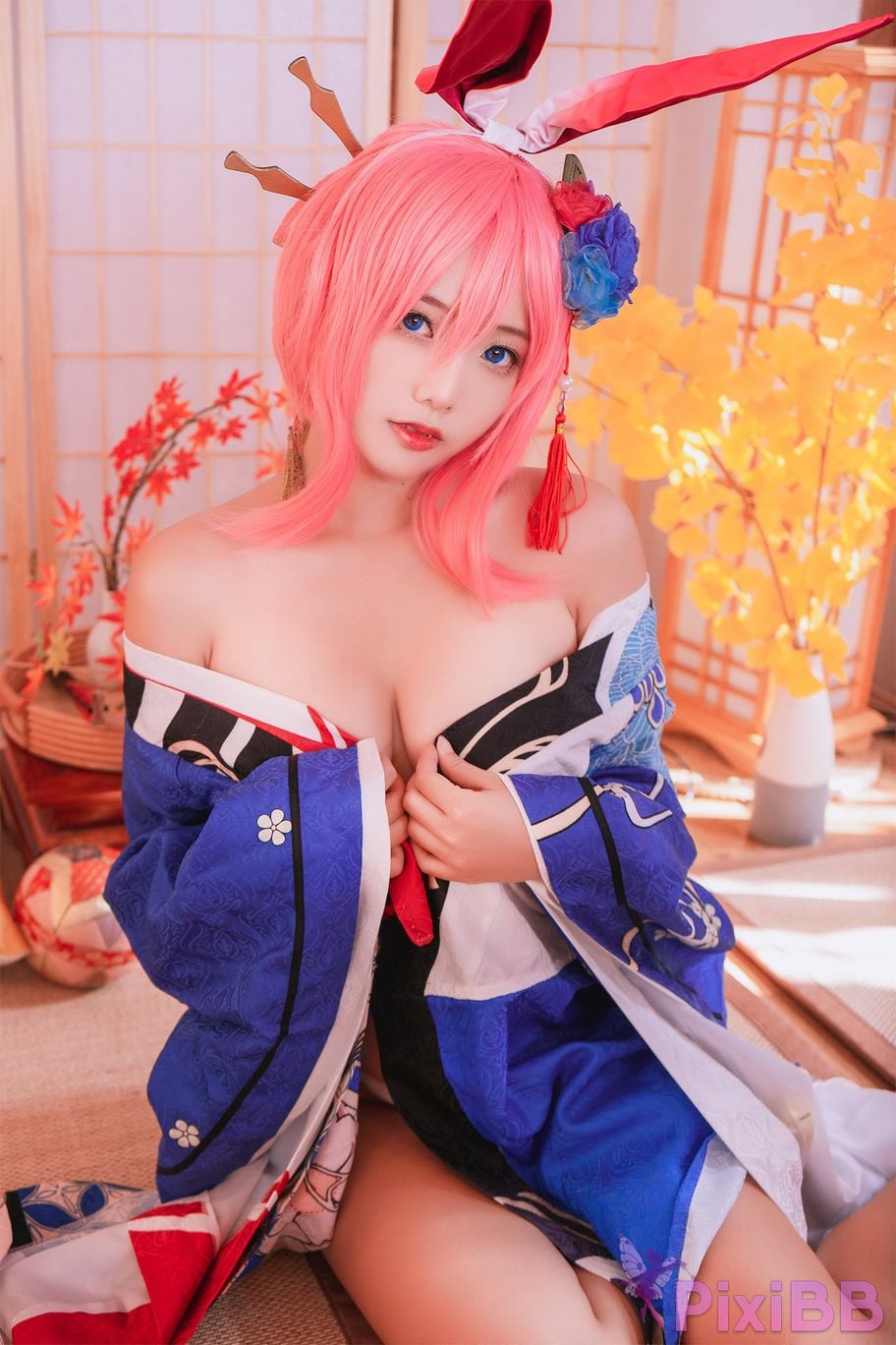 Cosplay Messie Huang Yae Sakura Honkai Impact 3rd PixiBB.COM 016