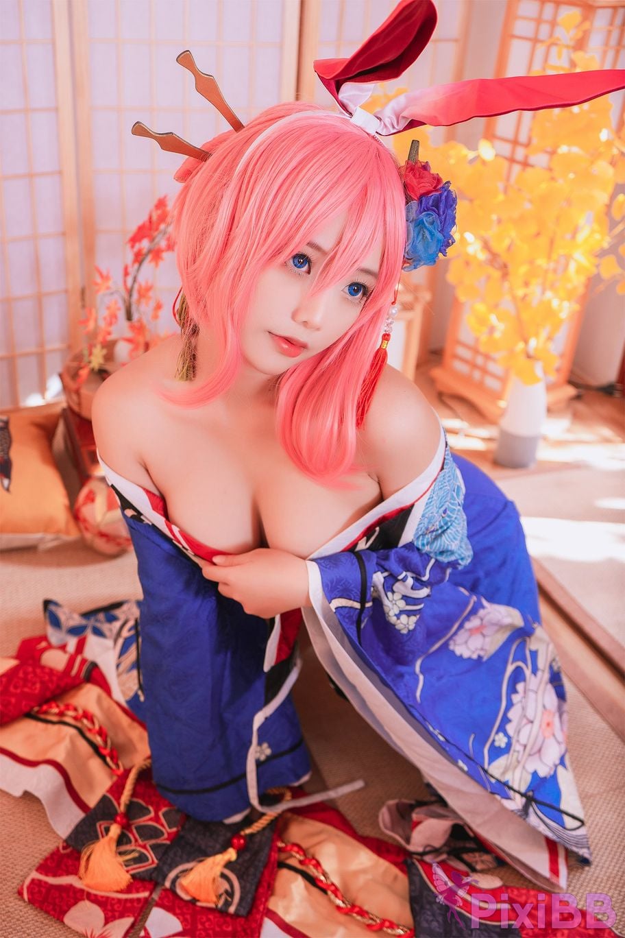 Cosplay Messie Huang Yae Sakura Honkai Impact 3rd PixiBB.COM 020
