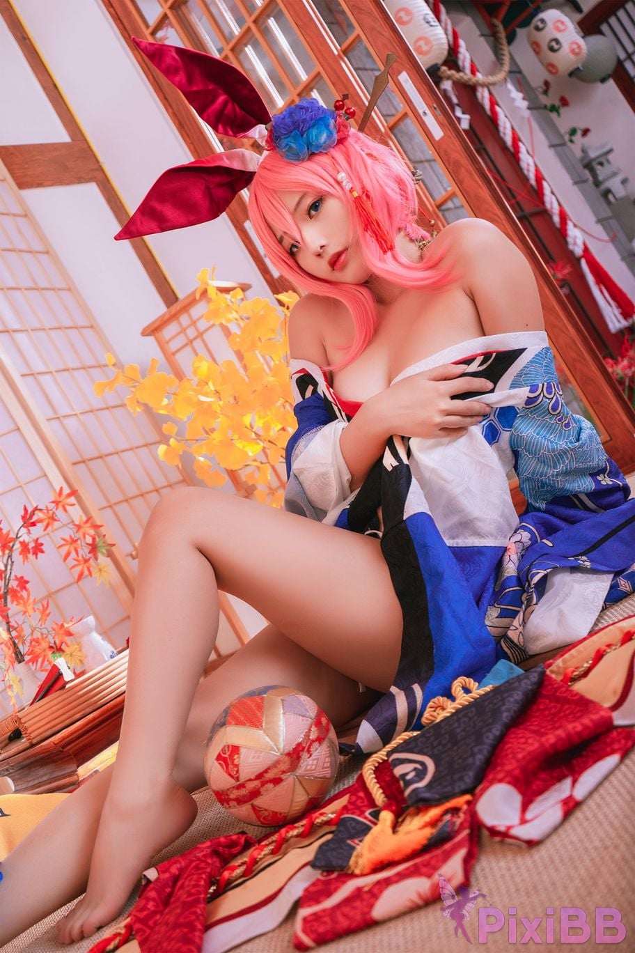 Cosplay Messie Huang Yae Sakura Honkai Impact 3rd PixiBB.COM 035
