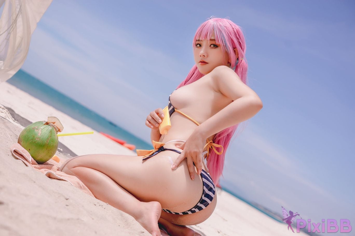 Coser Messie Huang Aqua Bikini PixiBB.COM 004