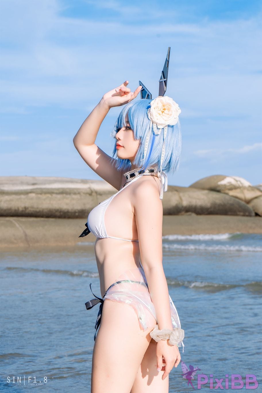 Coser Messie Huang Gascogne Swimsuit PixiBB.COM 012