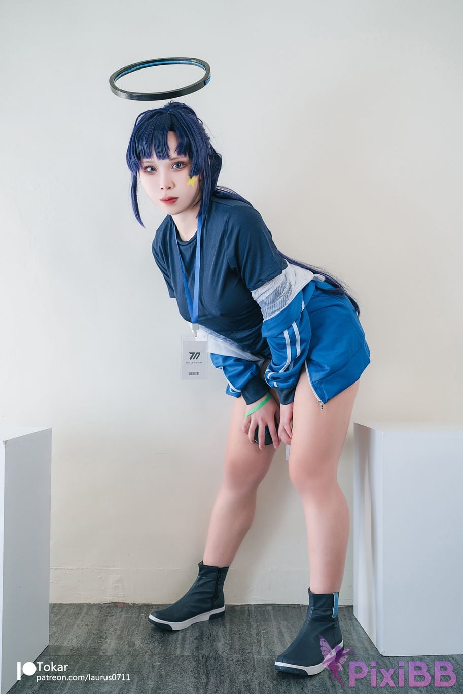 Coser Tokar Hayase Yuuka Gym ver PixiBB.COM 001