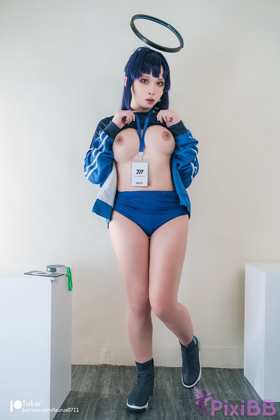 Coser Tokar Hayase Yuuka Gym ver PixiBB.COM 003